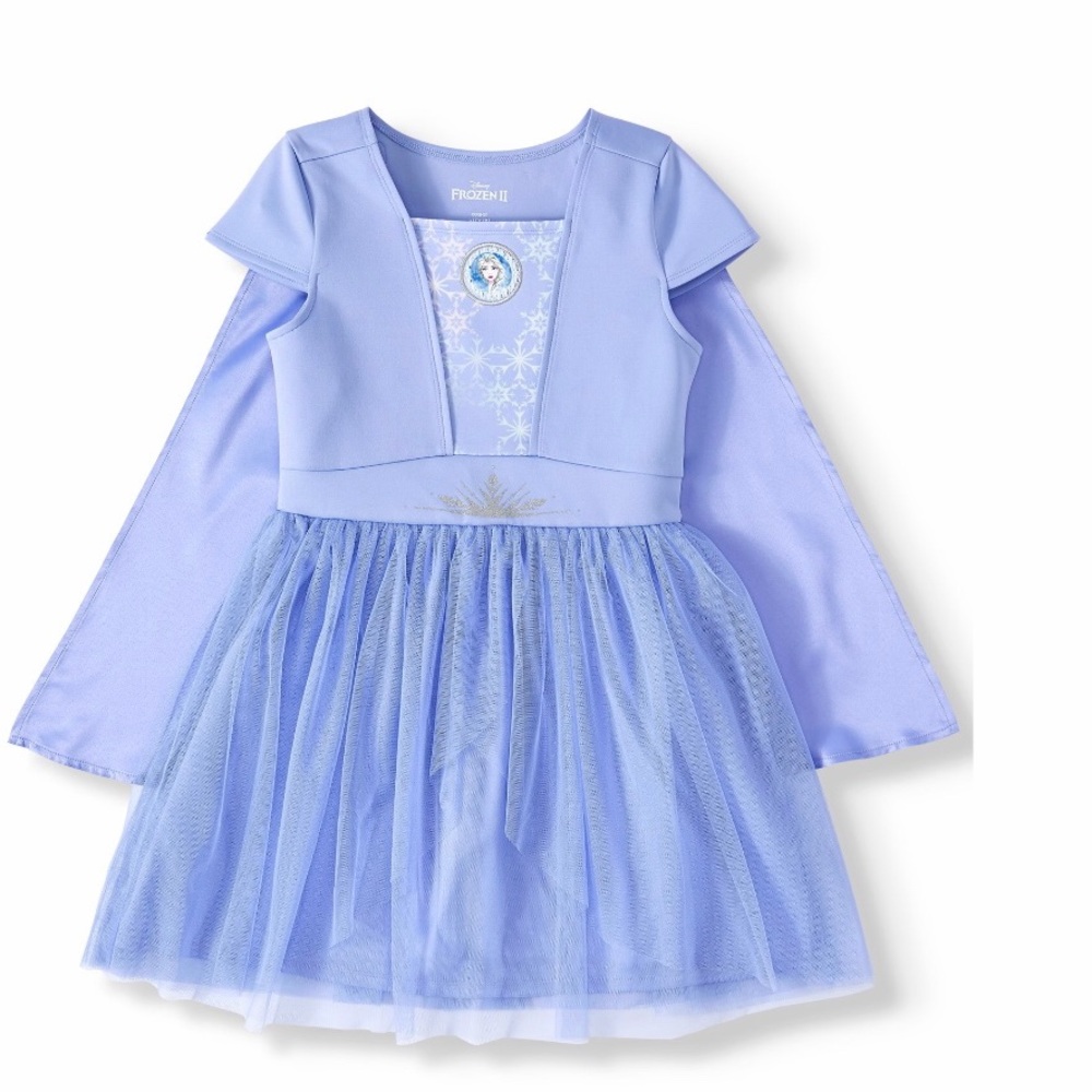 NEW Disney Frozen Elsa dress with detachable cape